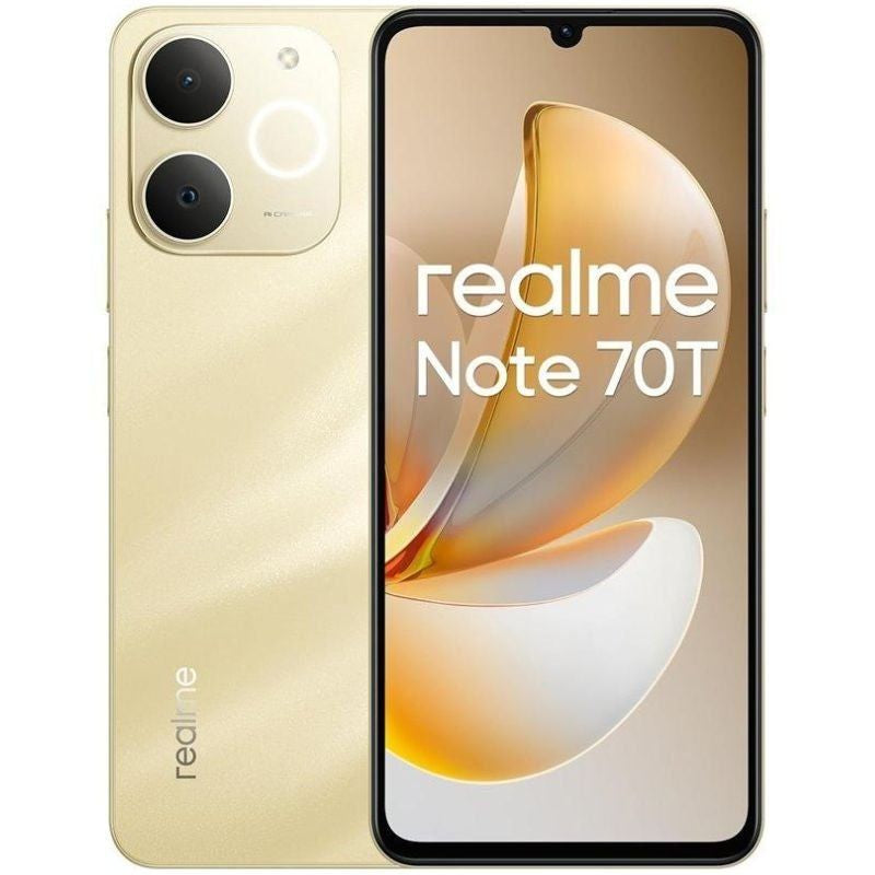 Smartphone Realme Note 70T 4GB / 128GB / 6.74" / Ouro de Praia