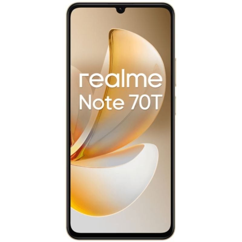 Smartphone Realme Note 70T 4GB / 128GB / 6.74" / Ouro de Praia