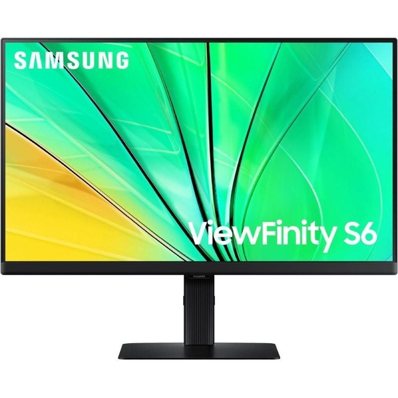 Monitor Profissional Samsung Viewfinity S6 S24D600EAU 24" / QHD / Ajustável em Altura / Preto