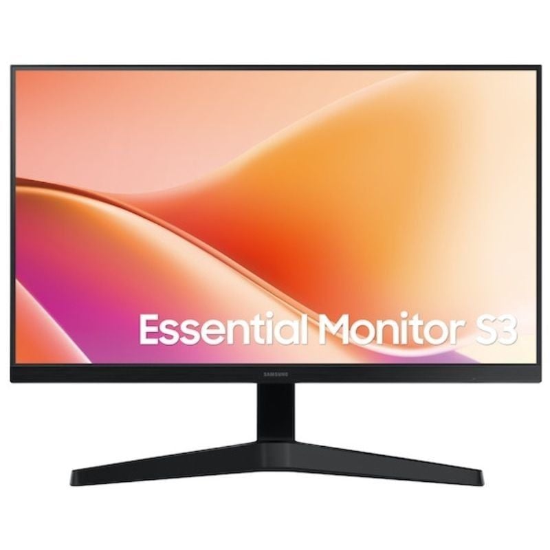 Monitor Profissional Samsung Essential Monitor S3 S24F330EAU / 24" / Full HD / Preto
