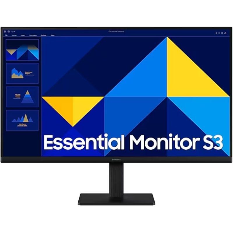Monitor Profissional Samsung Essential Monitor S3 S27D304GAU / 27" / Full HD / Preto
