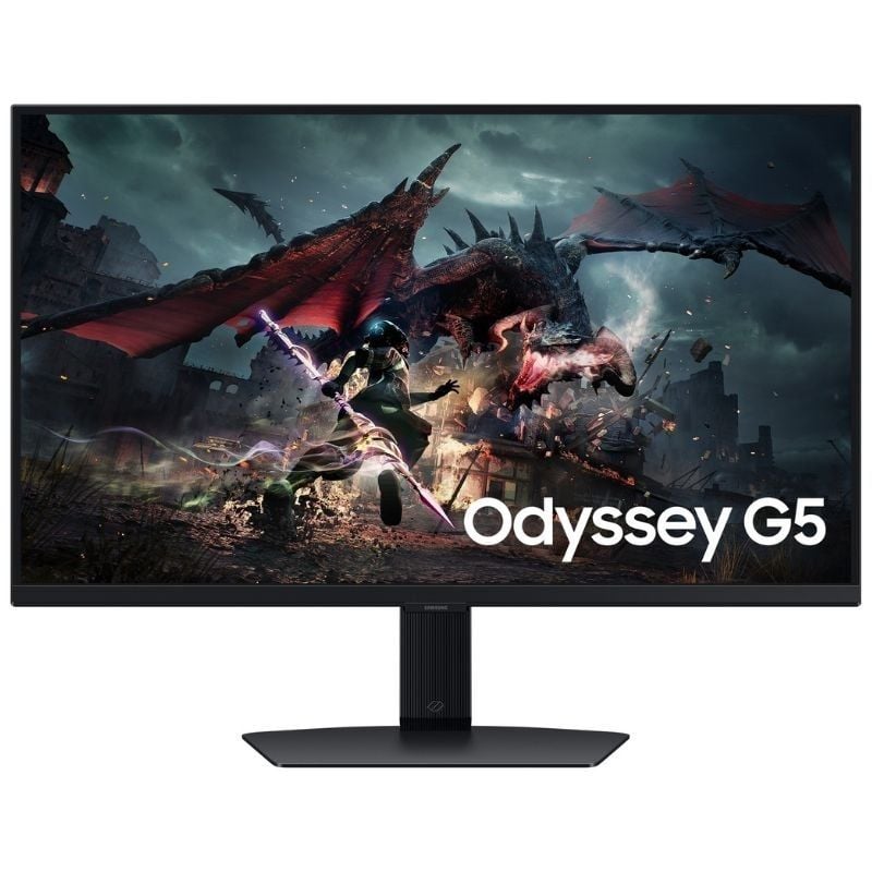 Monitor de Jogos Samsung Odyssey G5 S27DG500EU 27" / QHD / 1ms / 180hz / IPS / Altura Ajustável / P…