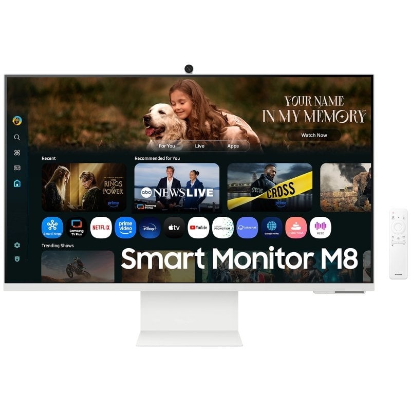 Monitor Inteligente Samsung M8 M80F S32FM801UU 32" / 4K / Multimédia / Altura Ajustável / Smart TV…