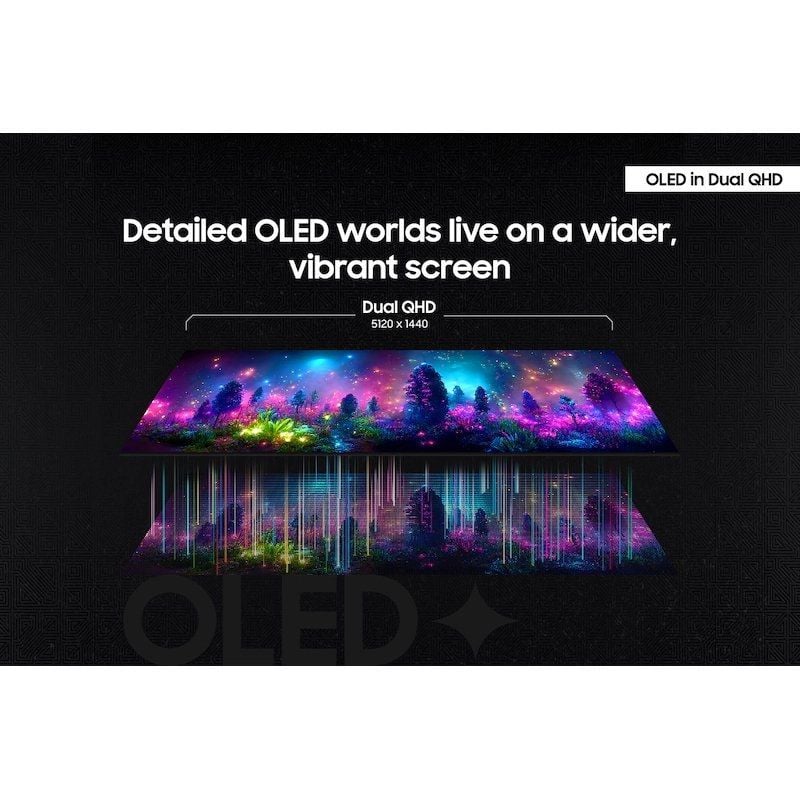 Samsung Odyssey OLED G9 G9 S49DG934SU 49" / Dual QHD / Multimédia / 0,03ms / 240hz / OLED / Ajustáv…