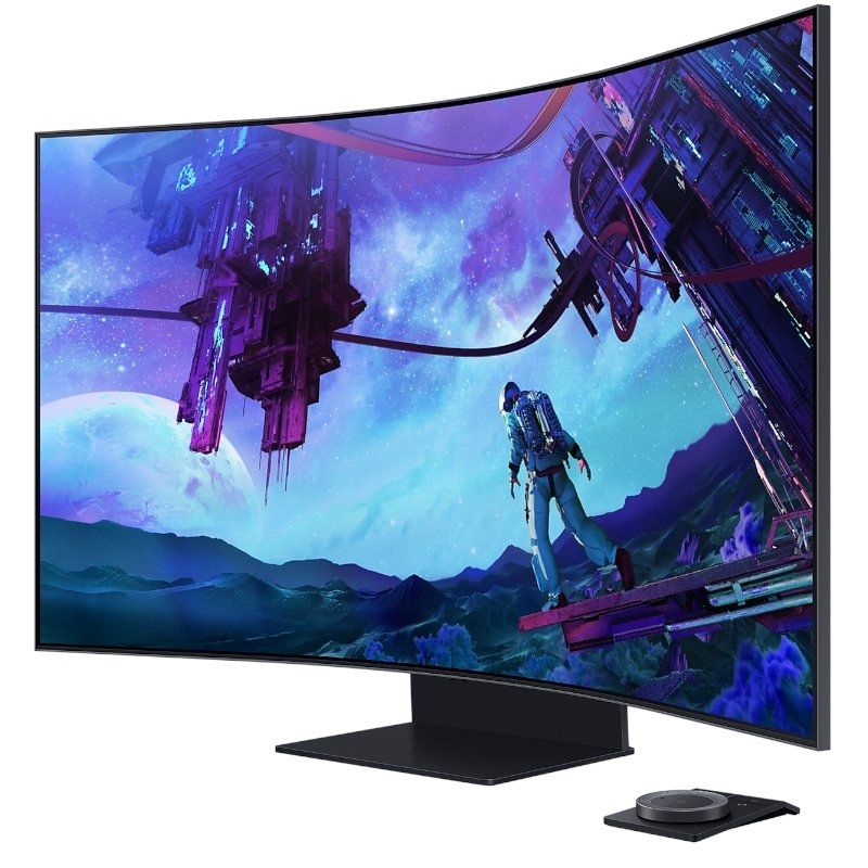 Monitor Gaming Curvo Samsung Odyssey Ark S55CG970NU 55" / 4K / 1ms / 165hz / VA / Altura Ajustável…