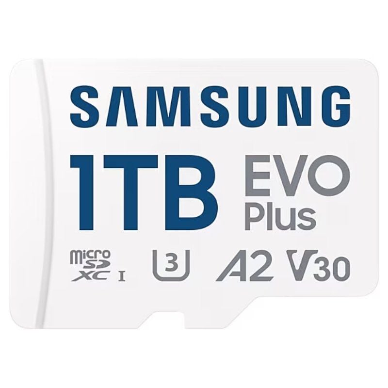 Cartão de Memória Samsung EVO Plus 2024 1TB Microsd XC com Adaptador / Classe 10 / 160mbs