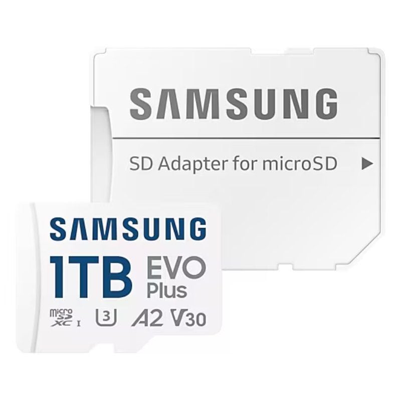 Cartão de Memória Samsung EVO Plus 2024 1TB Microsd XC com Adaptador / Classe 10 / 160mbs