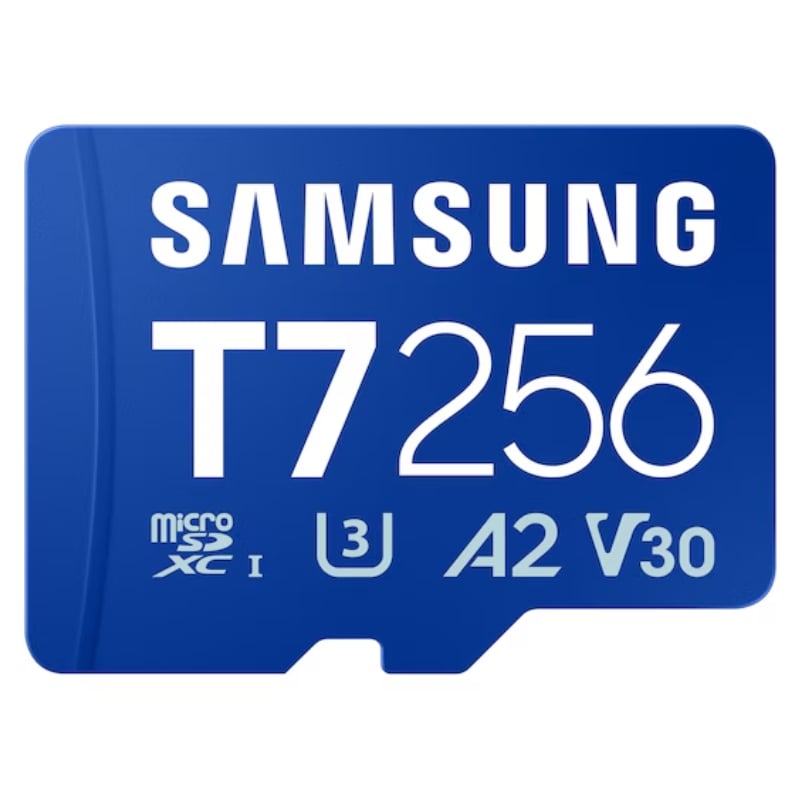 Cartão de Memória Samsung P7 de 256 GB Microsd XC / Classe 10 / 170 MB / S