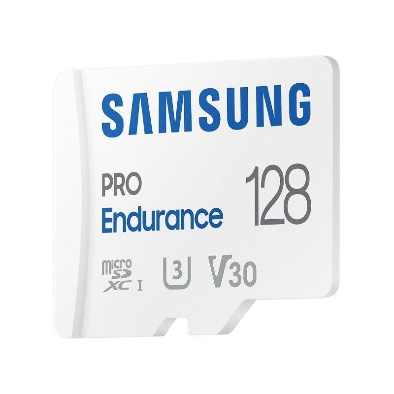 Cartão de Memória Samsung Pro Endurance 128GB Microsd XC com Adaptador / Classe 10 / 100mbs