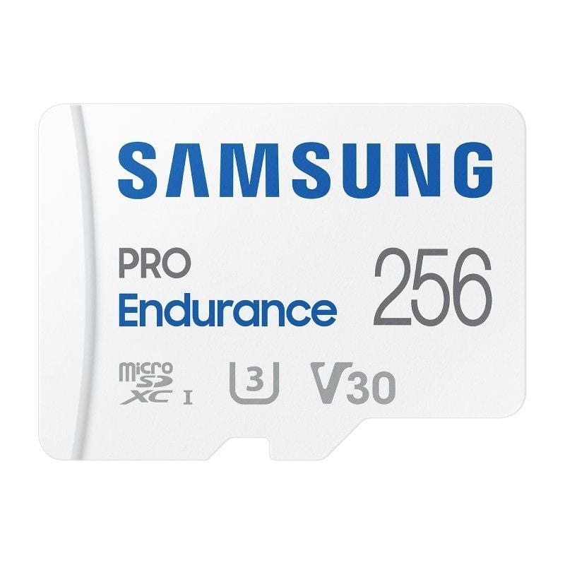 Cartão de Memória Microsd XC Samsung Pro Endurance 256GB com Adaptador / Classe 10 / 100mbs