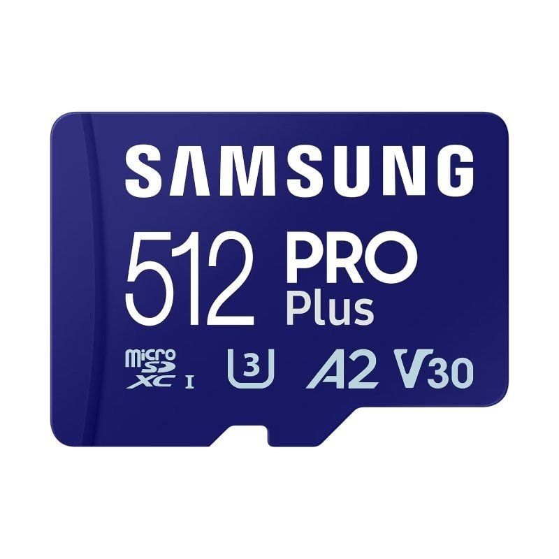 Cartão de Memória Samsung PRO Plus 2023 512GB Microsd XC / Classe 10 / 180mbs