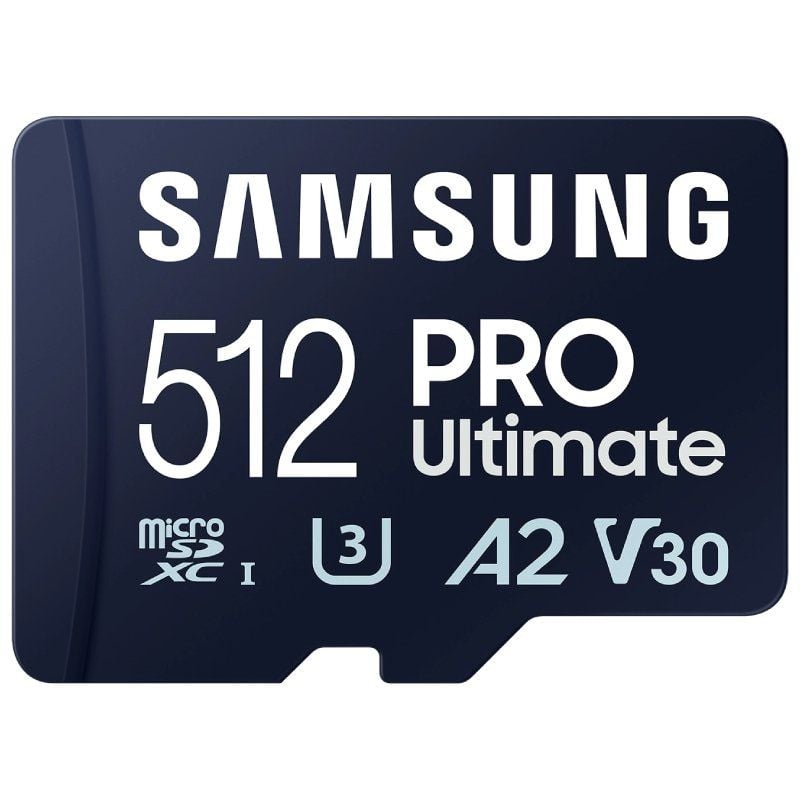 Cartão de Memória Microsd XC Samsung Pro Ultimate 512GB com Adaptador / Classe 10 / 200mbs