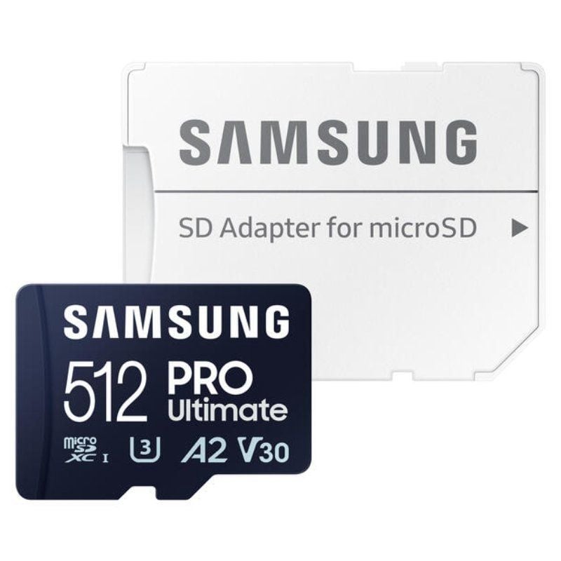 Cartão de Memória Microsd XC Samsung Pro Ultimate 512GB com Adaptador / Classe 10 / 200mbs