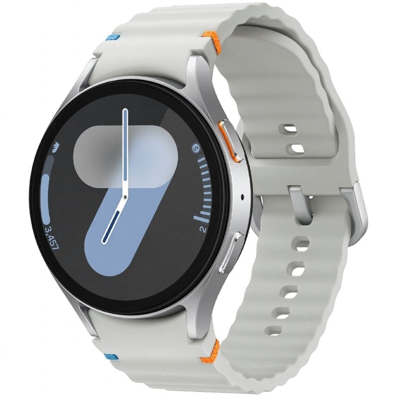 Relógio Inteligente Samsung Galaxy Watch 7 / Notificações / Frequência Cardíaca / GPS / Prata