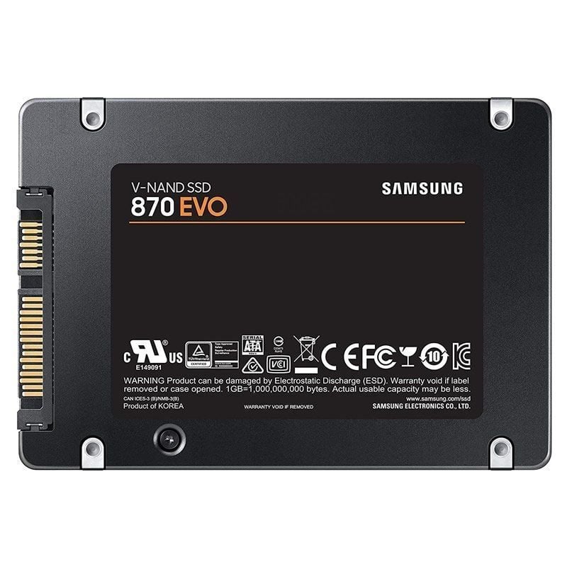 SSD Samsung 870 EVO 2TB / SATA III / Capacidade Total
