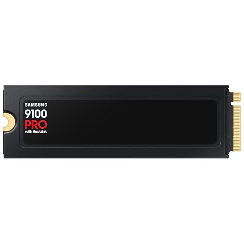 SSD Samsung 9100 PRO 2TB / M.2 2280 PCIe Gen5 / com Dissipador de Calor / Capacidade Total