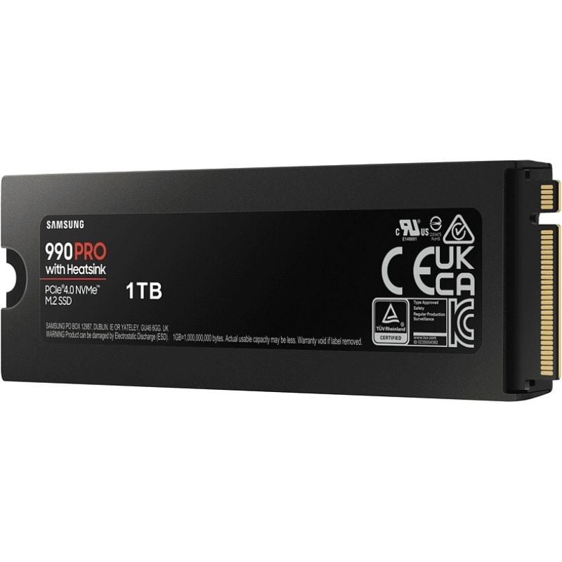 Samsung 990 PRO 1TB SSD / M.2 2280 PCIe Gen4 / com Dissipador de Calor / Compatível com PS5 e PC /…