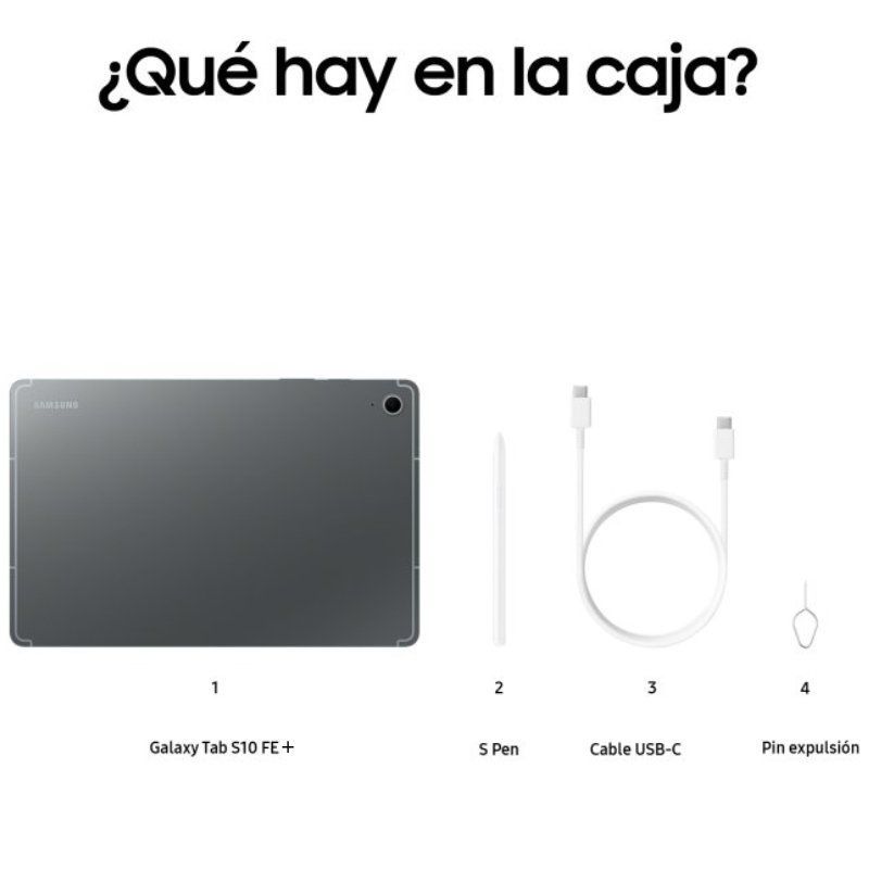 Tablet Samsung Galaxy Tab S10+ FE 13.1" / 8GB / 128GB / Octacore / Cinzento