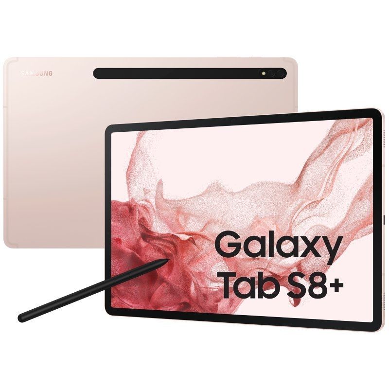 Tablet Samsung Galaxy Tab S8+ 12.4" / 8GB / 128GB / Octacore / 5G / Ouro Rosa