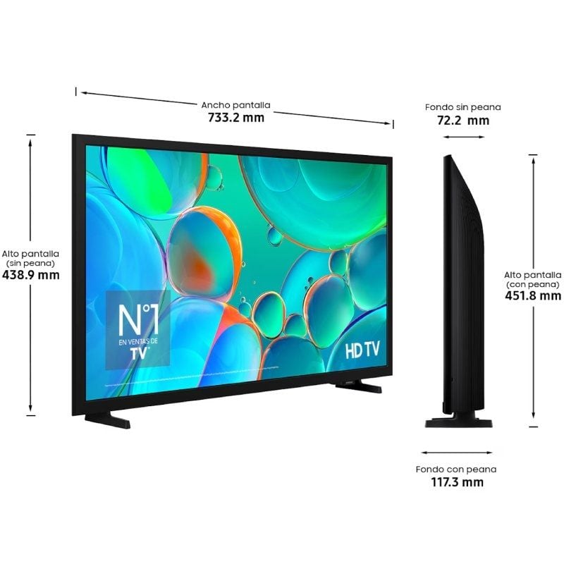 TV Samsung H5005 TU32H5005FK 32" / HD / Smart TV / Wifi