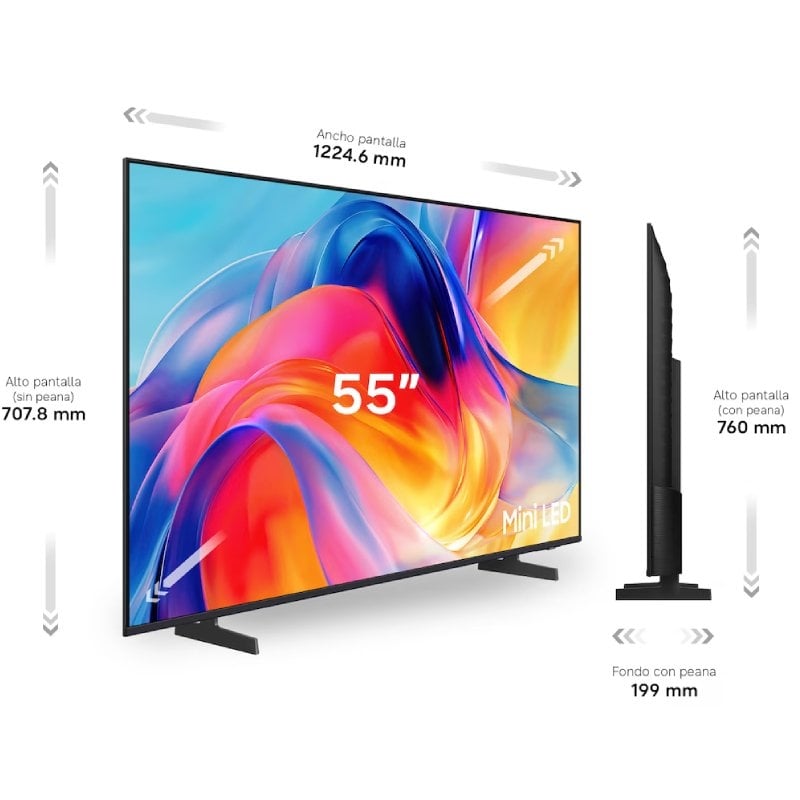 Televisor Samsung TU55M72HAU 55" / Ultra HD 4K / Smart TV / Wi-fi