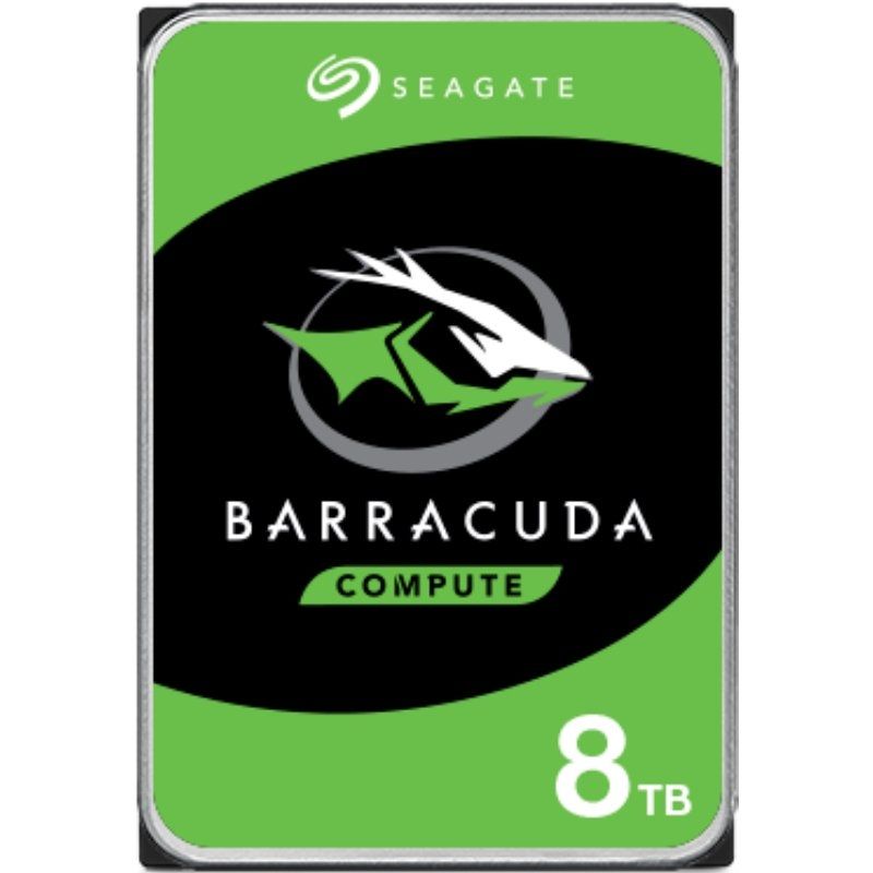 Disco Rígido Seagate Barracuda 8TB / 3,5" / SATA III / 256MB