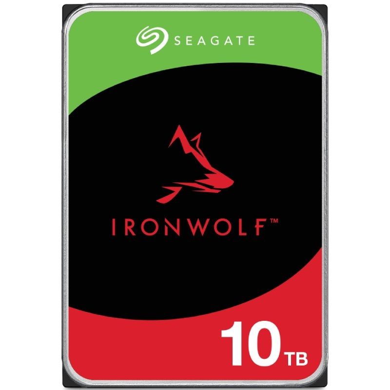 Disco Rígido Seagate Ironwolf NAS ST10000VN000 10 TB / 3,5" / SATA III / 256 MB