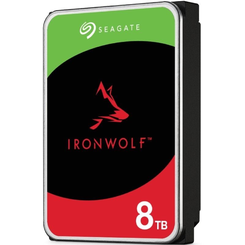 Disco Rígido Seagate Ironwolf NAS ST8000VN002 8TB / 3,5" / SATA III / 256MB
