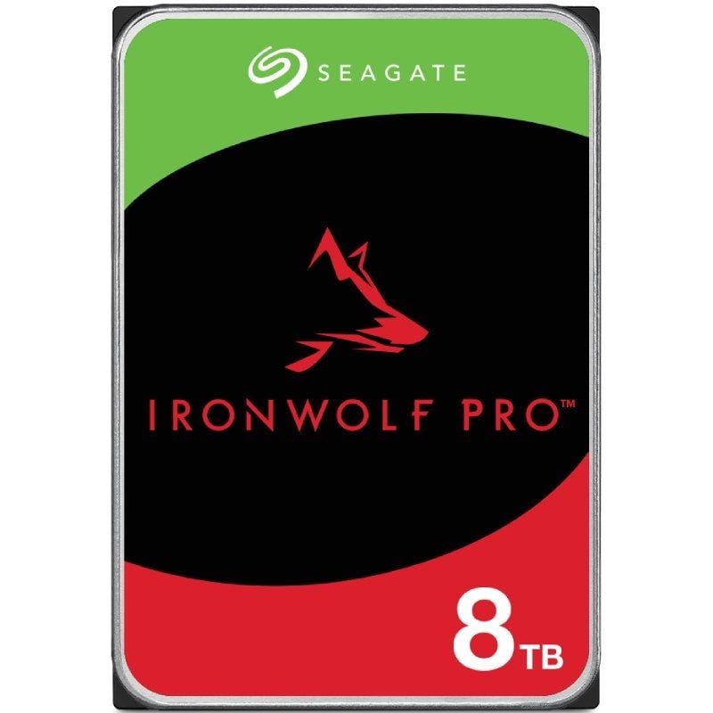 Disco Rígido Seagate Ironwolf Pro 8TB / 3,5" / SATA III / 256MB