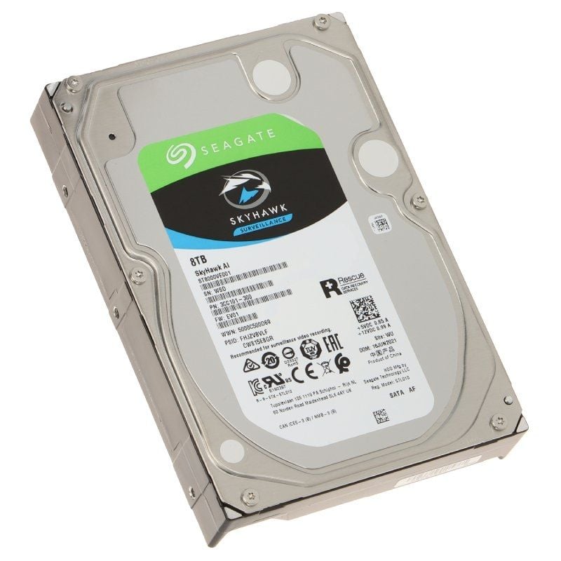 Disco Rígido Seagate Skyhawk AI 8TB / 3,5" / SATA III / 256MB