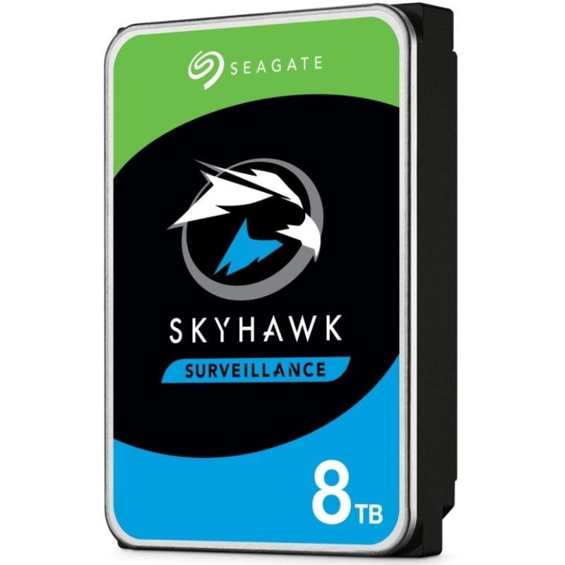 Unidade de Disco Rígido de Vigilância Seagate Skyhawk 8TB / 3,5" / SATA III / 256MB