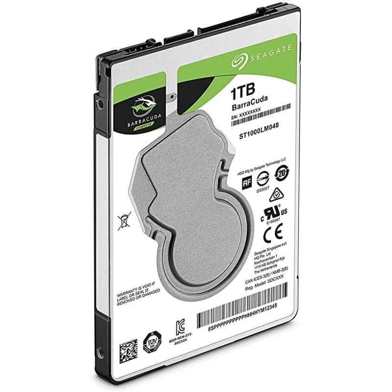 Unidade de Disco Rígido Seagate Barracuda 1TB / 2,5" / SATA III / 128MB