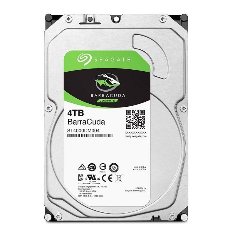 Disco Rígido Seagate Barracuda 4TB / 3,5" / SATA III / 256MB