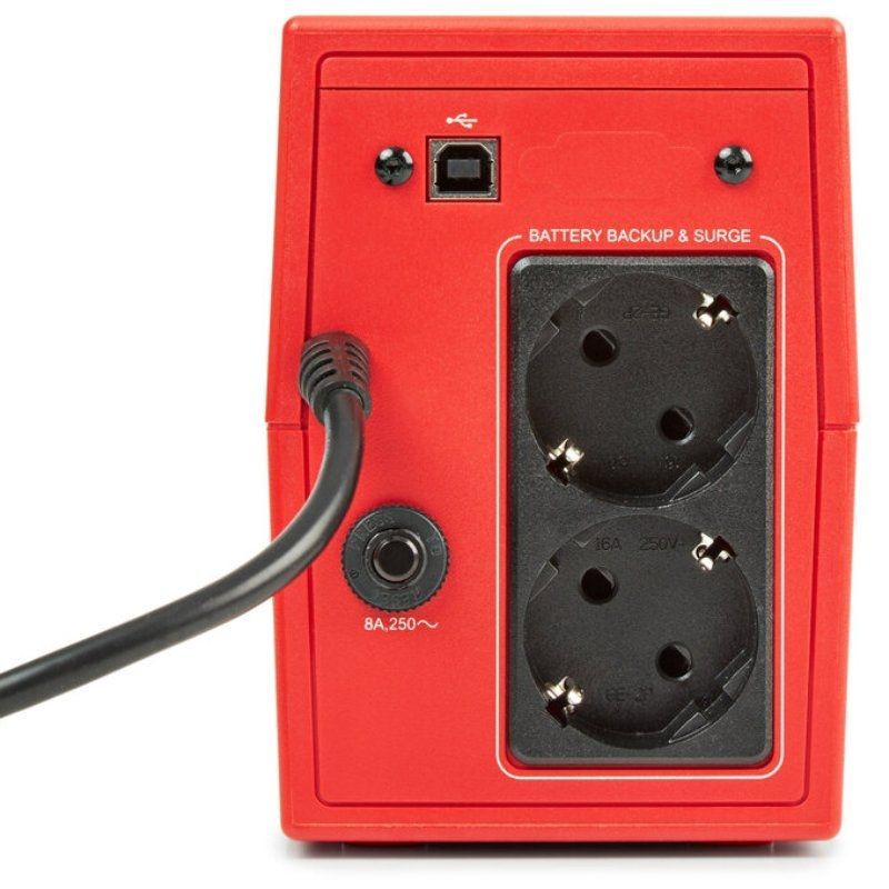 UPS Interactiva de Linha Salicru SPS 650 Soho+ / 650va-360w / 2 Saídas / Formato Torre