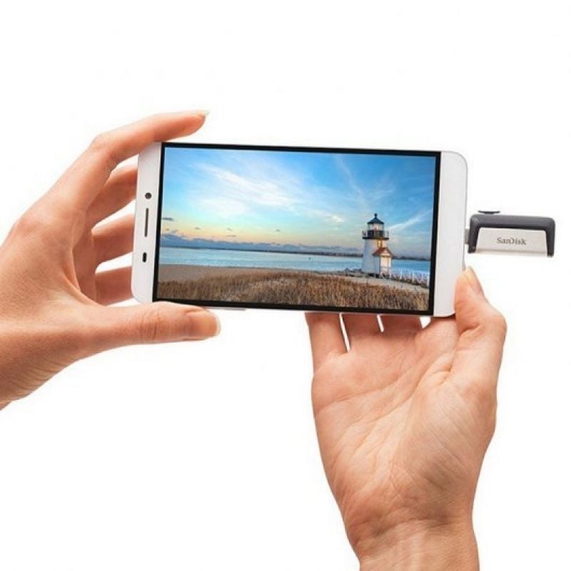 Unidade Flash Sandisk Dual USB Type-c Ultra USB 3.1 / USB Type-c 64GB