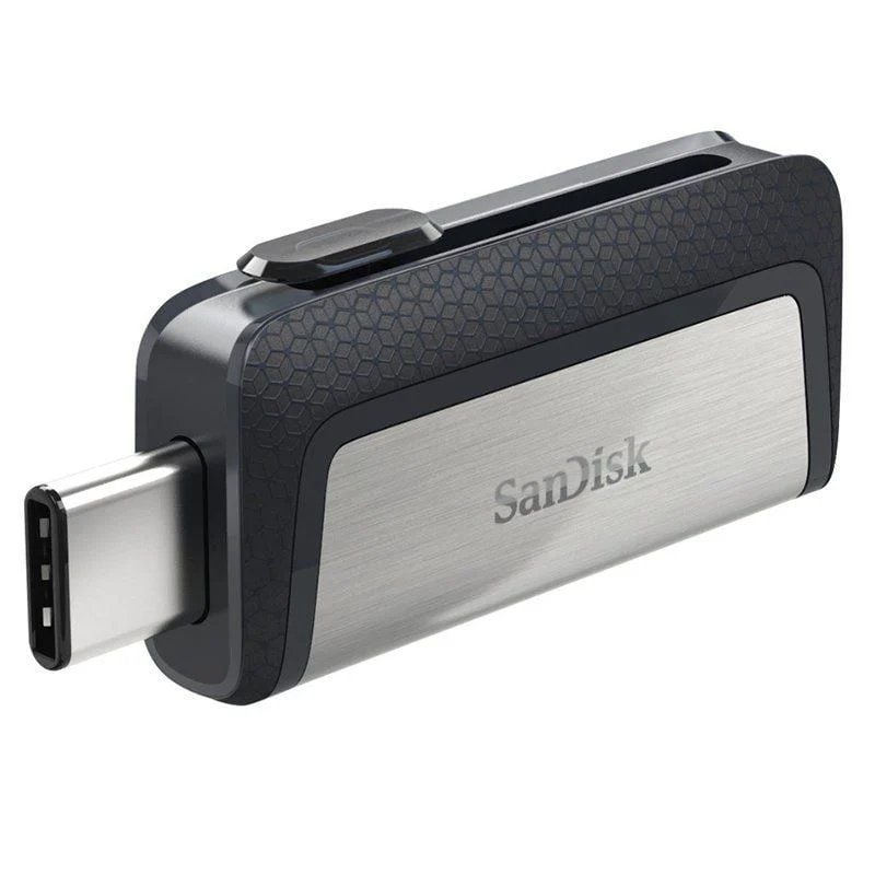Unidade Flash Sandisk Dual USB Type-c Ultra USB 3.1 / Type-c 128GB de 128 GB