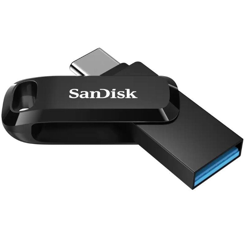 Unidade Flash Sandisk Ultra Dual Drive Go / USB 3.1 Type-c / USB 256GB de 256GB