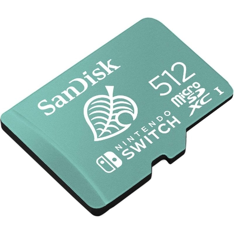 Cartão de Memória Sandisk Nintendo Switch 512GB Microsd XC Uhs-i / Classe 10 / 100mbs