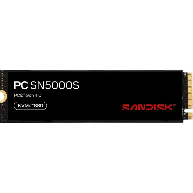 Sandisk PC SSD SN5000S 512GB / M.2 2280 PCIe Gen4 / Capacidade Total