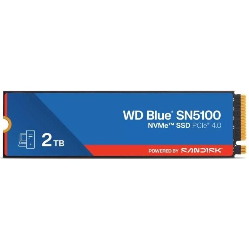 SSD Sandisk WD Blue SN5100 2TB / M.2 2280 PCIe NVME / Capacidade Total