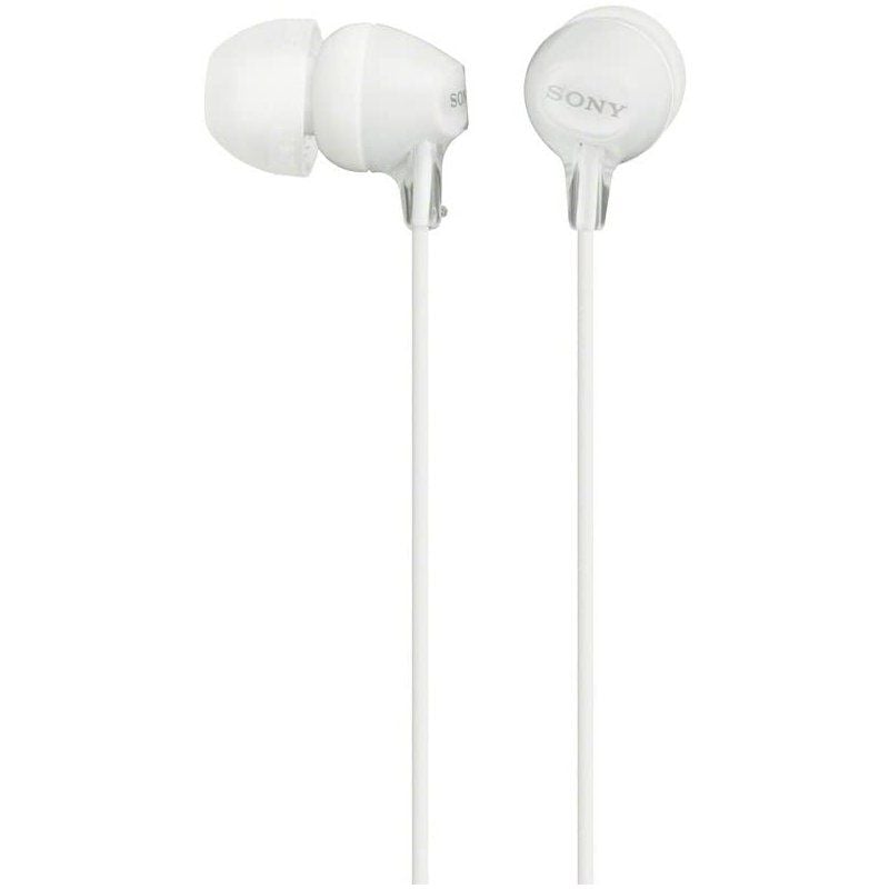 Auscultadores Intra-auriculares Sony Mdr-ex15ap / com Microfone / Jack 3.5 / Branco