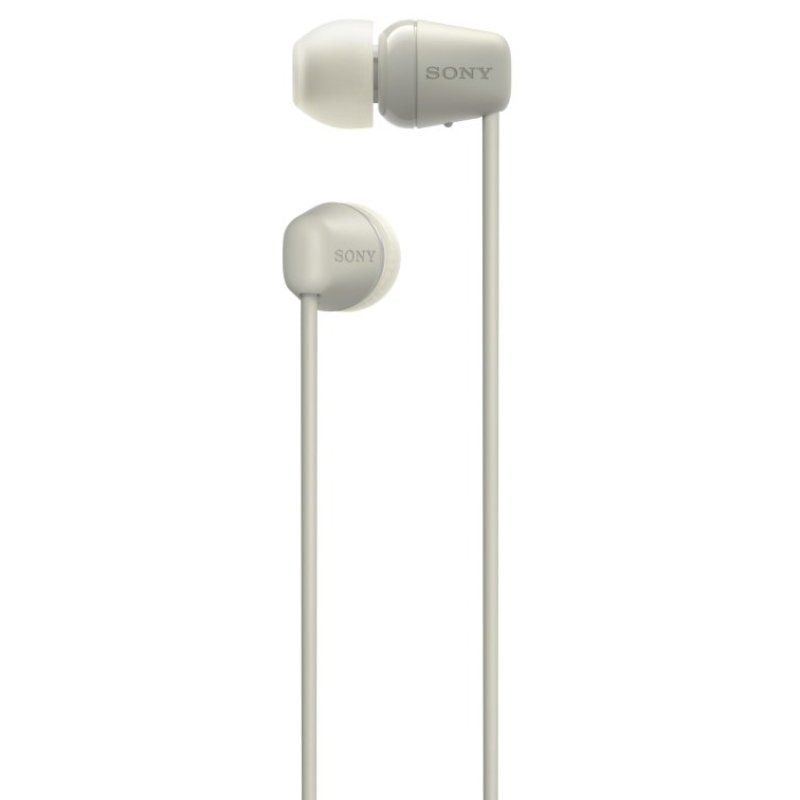 Auscultadores Intra-auriculares sem Fios Sony Wi-c100 / com Microfone / Bluetooth / Bege