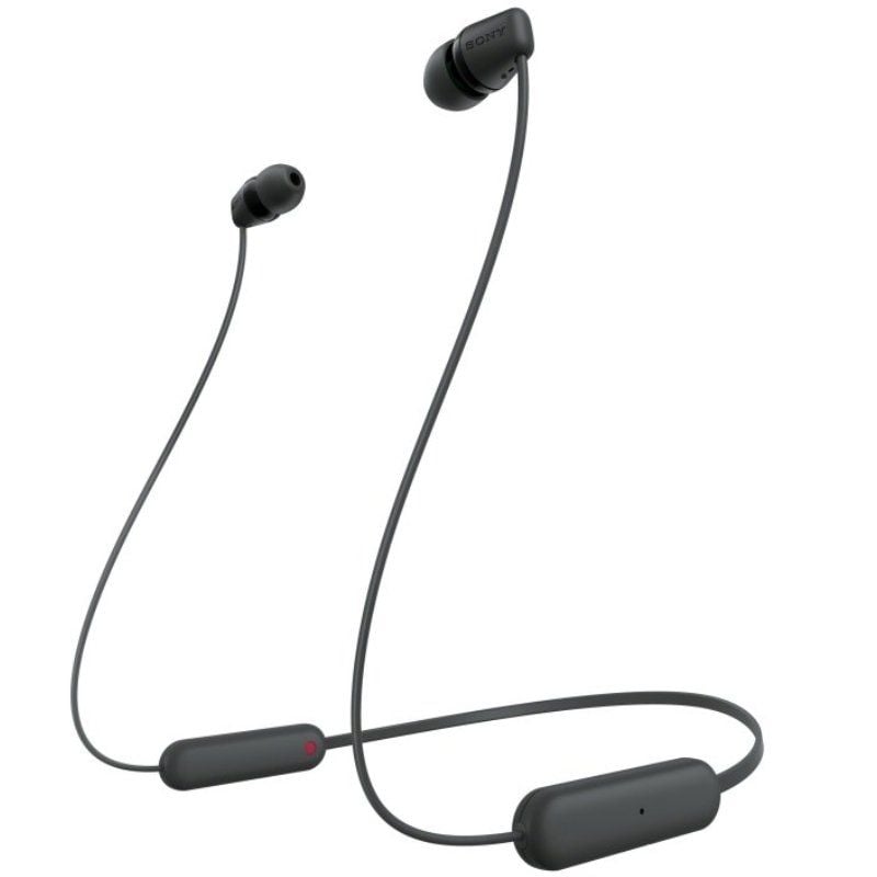 Auscultadores Intra-auriculares sem Fios Sony Wi-c100 / com Microfone / Bluetooth / Preto