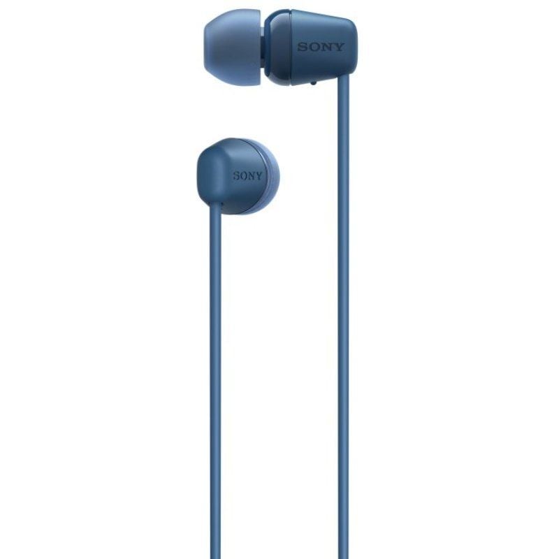 Auscultadores Intra-auriculares sem Fios Sony Wi-c100 / com Microfone / Bluetooth / Azul