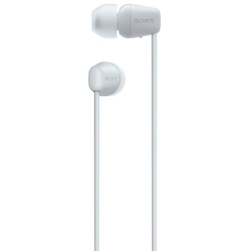 Auscultadores Intra-auriculares sem Fios Sony Wi-c100 / com Microfone / Bluetooth / Branco