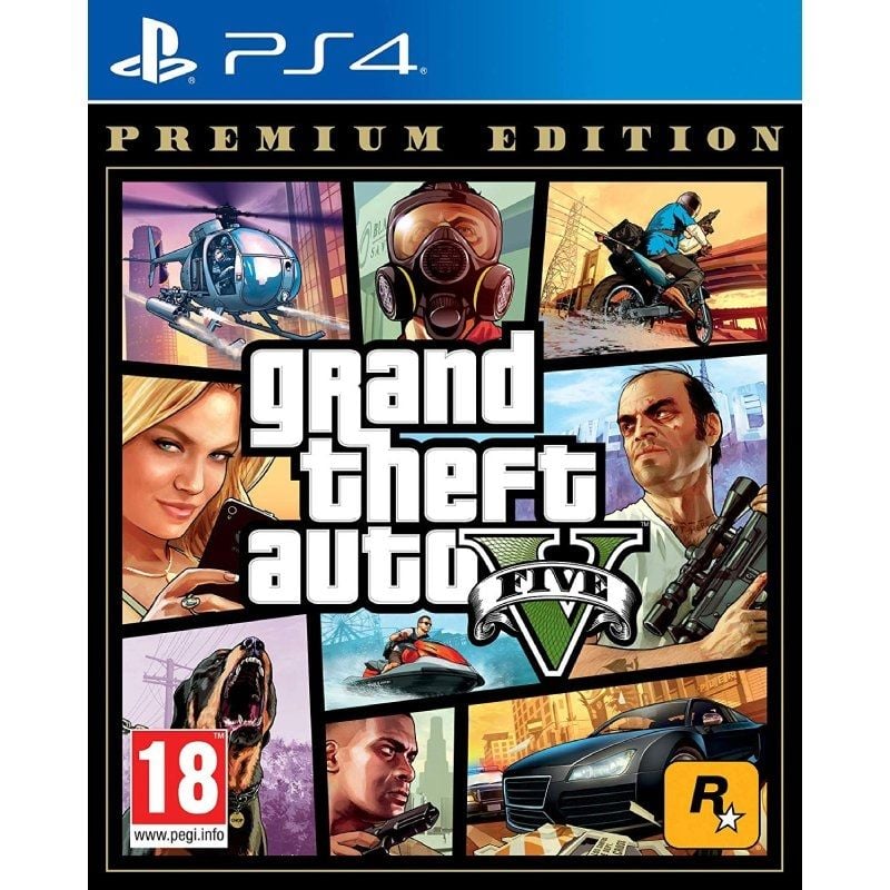 Jogo para Consola Sony PS4 Grand Theft Auto V Premium Edition