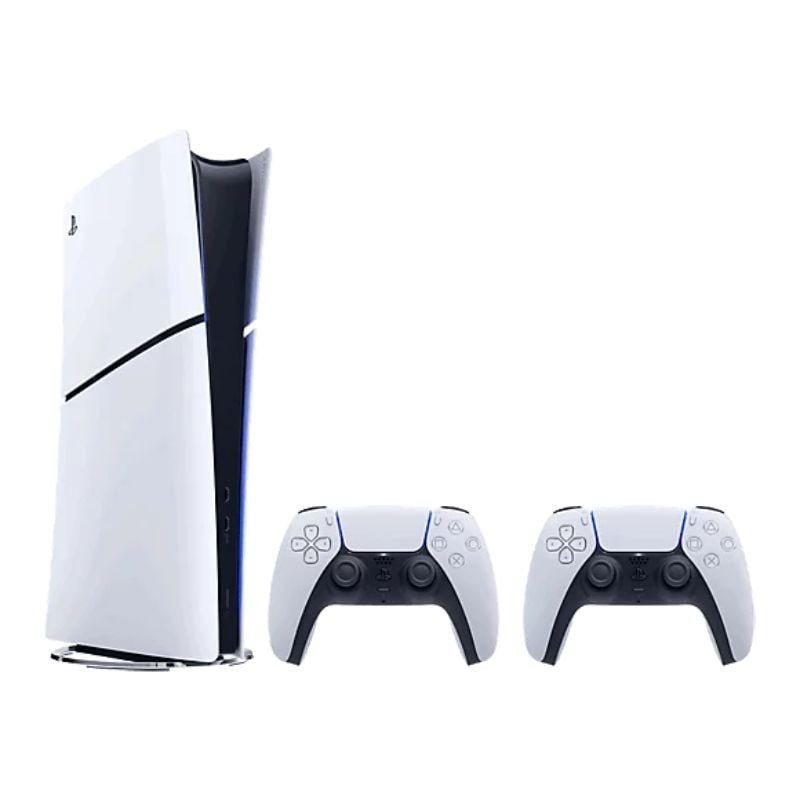 Consola Sony Playstation 5 - PS5 Slim Digital 825GB / Inclui 2 Comandos Dual Sense / Chassis e