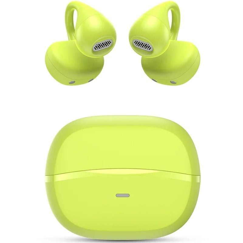 Auscultadores SPC Boost Clip Bluetooth com Estojo de Carregamento / 6h de Autonomia / Verde Lima