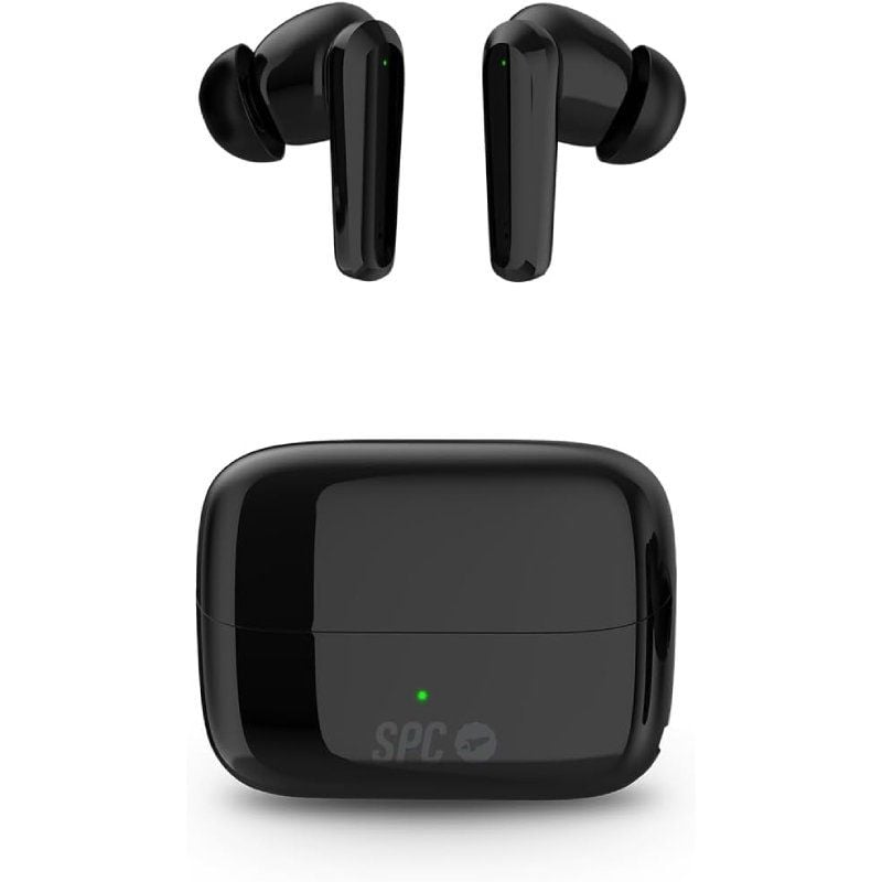 Auscultadores Bluetooth SPC Ether 2 Pro com Estojo de Carregamento / Autonomia 6,5h / Preto