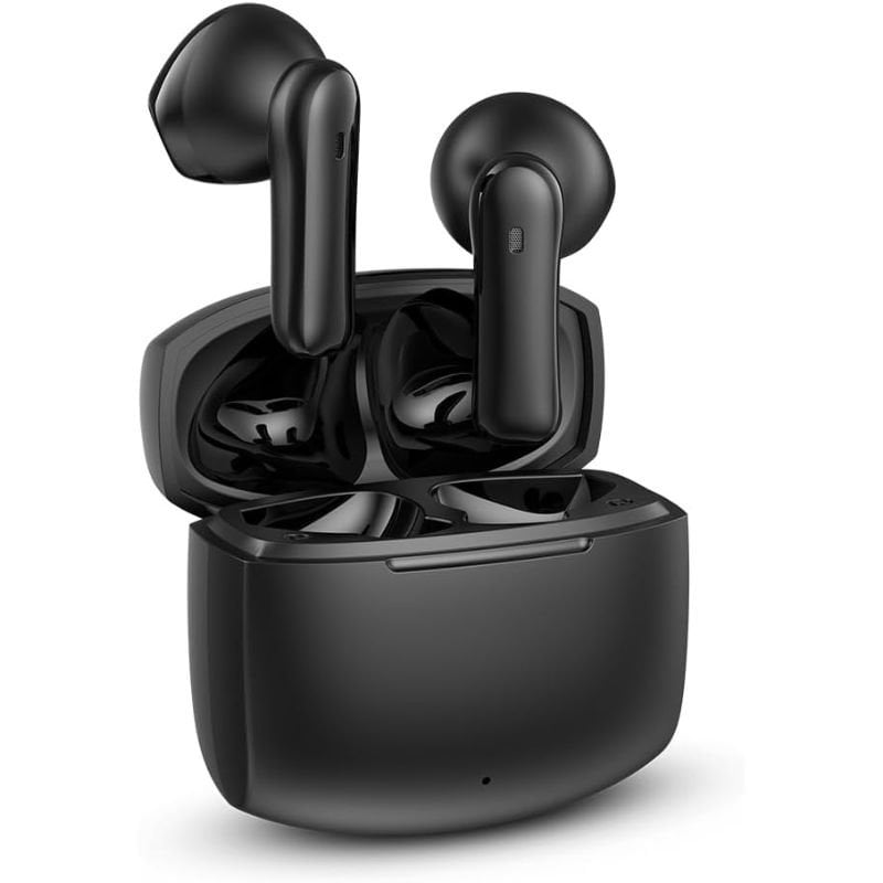 Auscultadores Bluetooth SPC Ether 3 Buds com Estojo de Carregamento / Autonomia de 8 Horas / Pretos